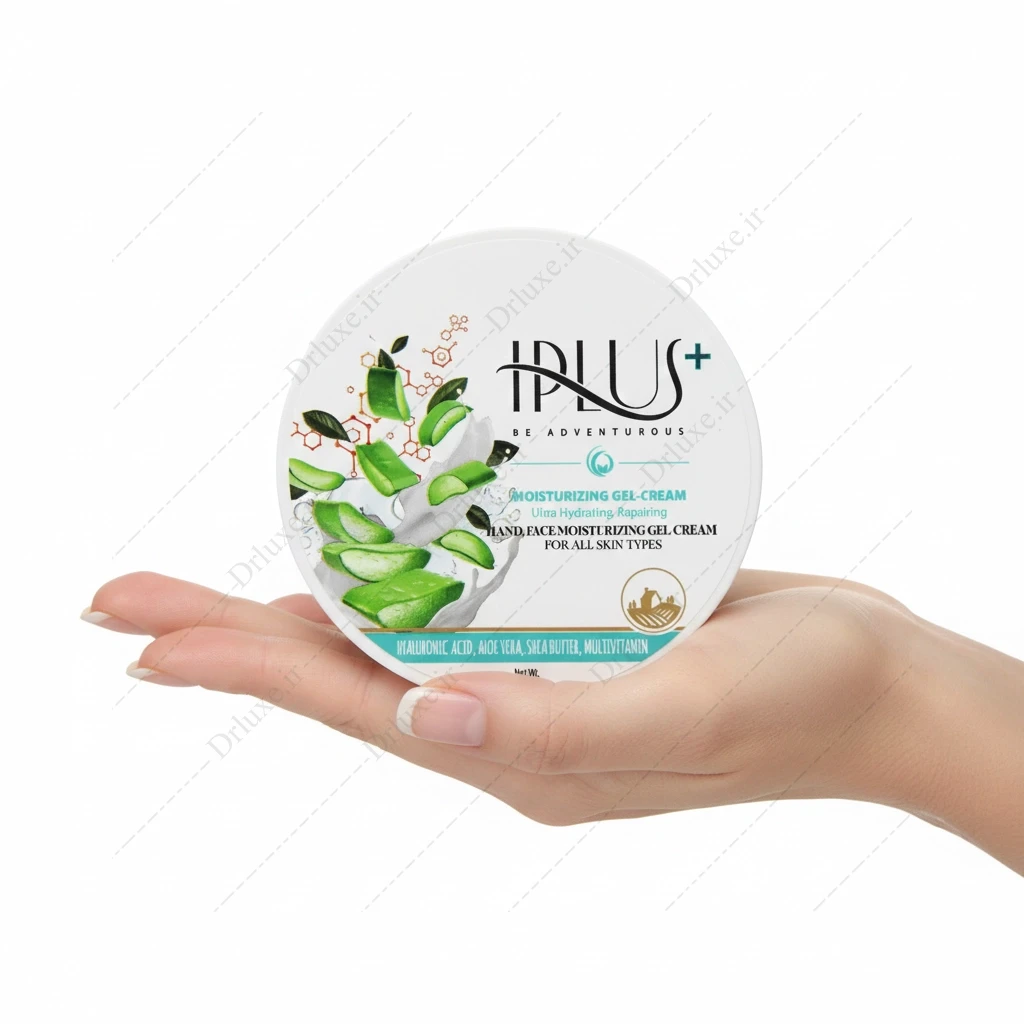 کرم ژل آبرسان آلوئه ورا و هیالورونیک اسید آی پلاس 200 گرم